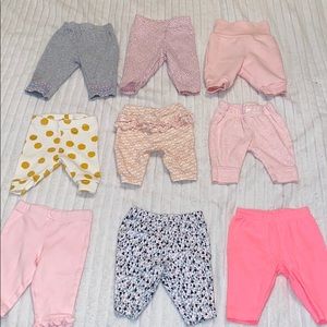 Newborn pants - 9 for 1